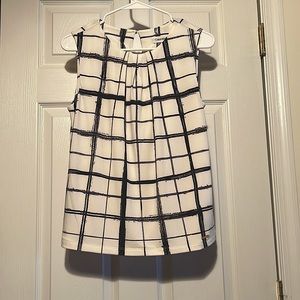 NWT Calvin Klein Black and White Tank - Size Small